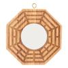 Bagua Mirror Wooden Concave Mirror Outdoor Door Pendant Bring Wealth Good Luck Decoration