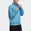 adidas Мужская толстовка с логотипом-трилистником Originals на молнии, цвет синий GL9943