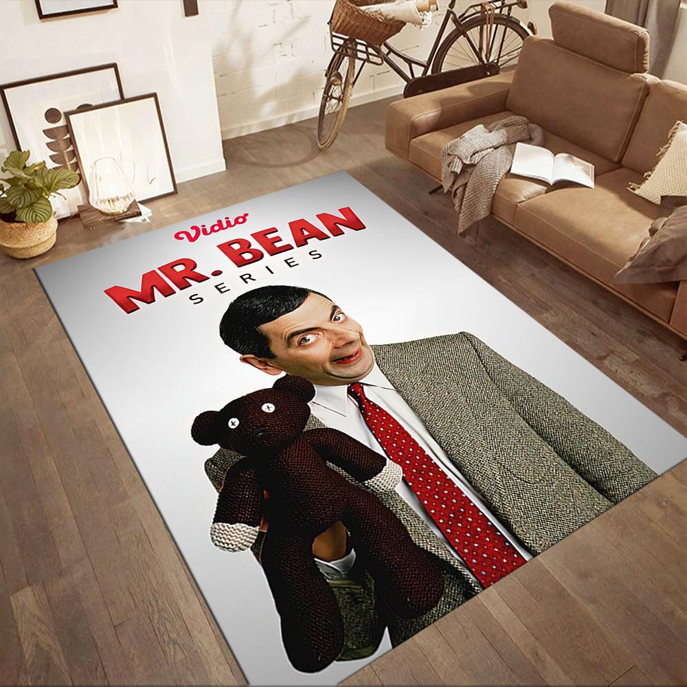 Mr. Bean1 Square rugs are a great choice for living rooms, bedrooms, home décor, and as gifts.