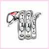 925 Silver Sister Heart Wedding Charm For Original Bracelet Cat Nurse Angel Jewelry Beads Spacer Stopper