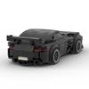 Совместимые с MOC блоками спортивный автомобиль Mercedes - Черная классическая креативная настольная модель
