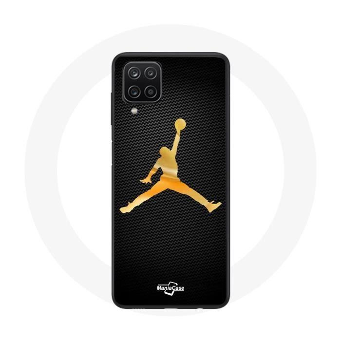 Coque pour Samsung Galaxy A22 4G Air Michael Jordan Logo Jaune