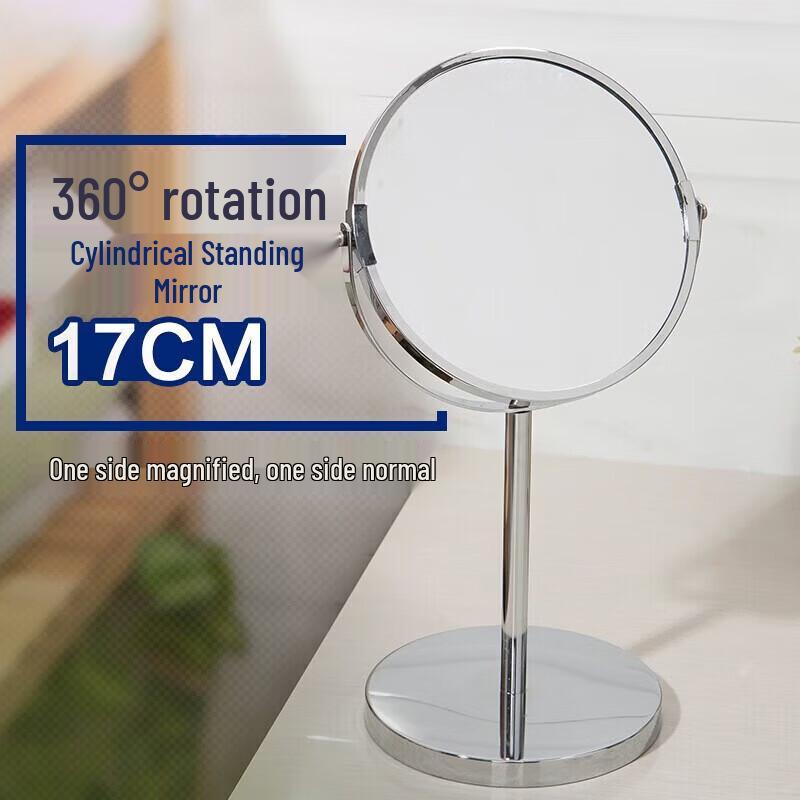 SPACEXPERT Double-Sided Magnifying Desktop Makeup Mirror