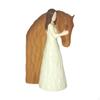 Girl And Horse Figurine Gift for Girls Table Decor Resin Sculpture Bedroom