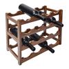 4-х уровневая винная стойка, бамбуковая стойка для хранения, держатель для винных бутылок, винная полка для домашней кухни