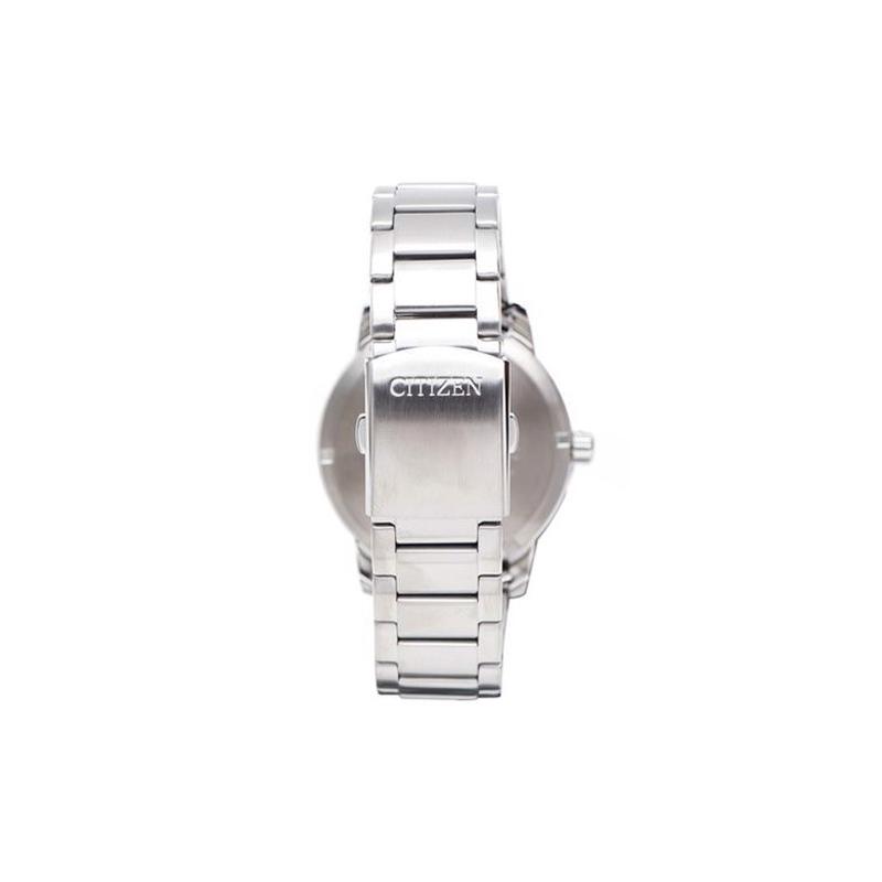 CITIZEN Eco-Drive Series 50 Meters Waterproof Solar Quartz Steel Strap Men's Watch Black Dial BM6964-55E