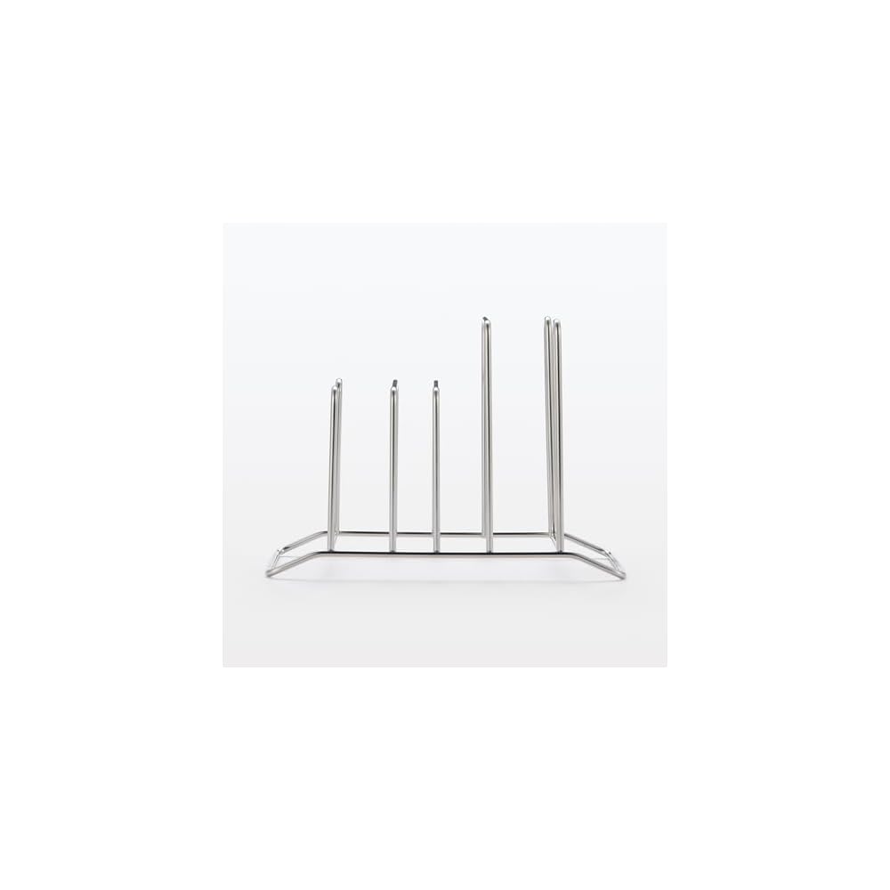 MUJI Stainless Steel Kitchen Stand, Silver, Approx. W10 x D205 x H15cm, MCC63A2S