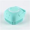 2 In 1 Silicone Pet Grooming Brush With Massage Balls, Bath And Massage Tool For Dogs Cats Pet Care Accessory