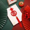 Reusable Chinese Knot Pendant Red New Year Ornament Blessing Spring Festival Hanging Pendant  Gifts