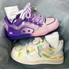 Women Platform Sneakers Mixed Colors Design Skateboard Star Decoration Lace Up Sport Shoes Casual Outdoor Running Sneakers 36-44