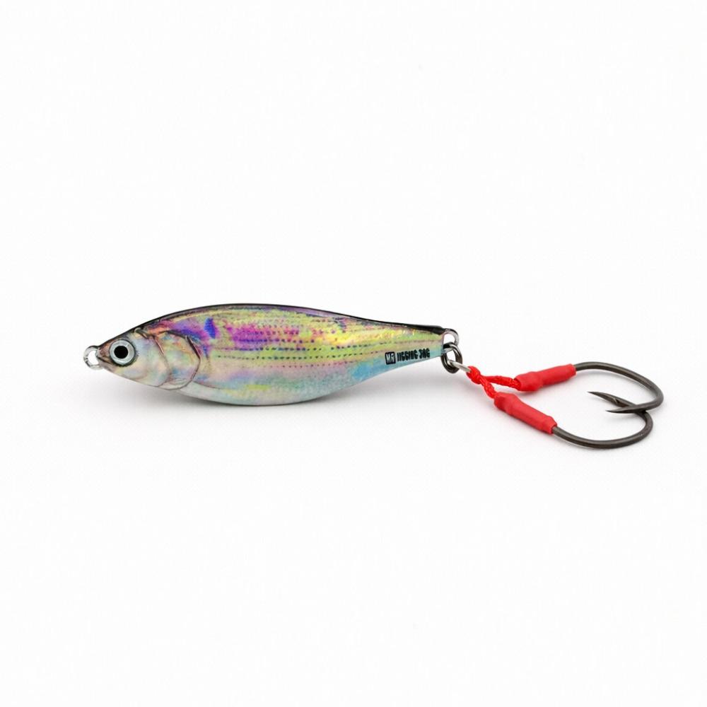 10g 20g Slow Falling Jig Realistic Action Jigging Bait Lure 3D Konosirus Metal Jig  Saltwater