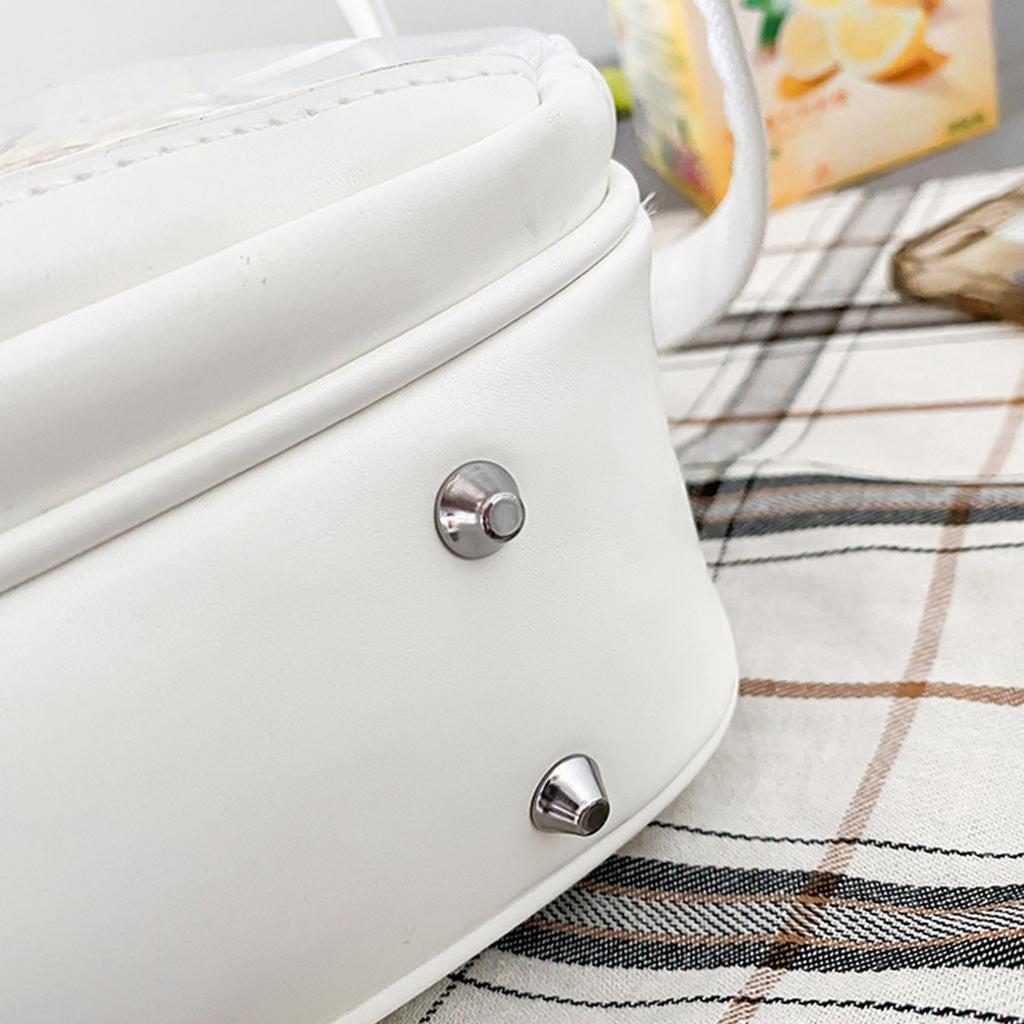 Harajuku Itabag Girls PU Transparent Bag School Student Handbags Ita Bag Tote JK Uniform Shoulder Crossbody Bag