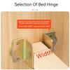 Bed Beam Hook Up U-shaped Bed Board Fixing Bracket Beams Connector Steel Bedstead New Bed Hinge