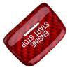 New Carbon Fiber Keyless Engine Start Stop Button Decor Trim Cover for Corvette C7
