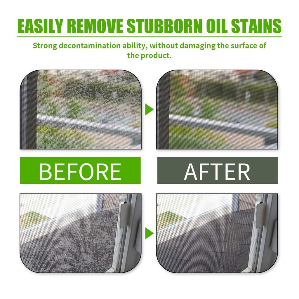 Спрей для чистки окон JUE-FISH. Мощное средство для обеззараживания и удаления накипи, средство для очистки масляных пятен, яркая пена.