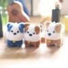 Cute Cute Bell Dog Pendant Plush Toy Doll Puppy Bag Hanging Keychain Rag Doll Doll