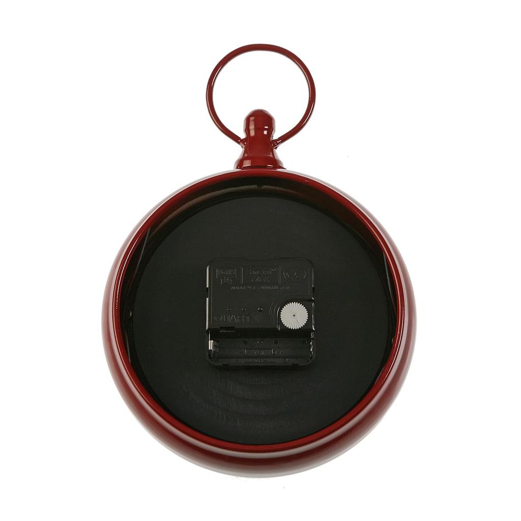 Красные настенные часы 16х23 см VERSA 18190637