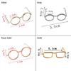 Lensless Doll Glasses Iron Wire Baby Toy Fashion Eyeglass Frame  Doll