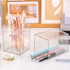 Pen Holder Multifunctional Transparent Visible Large Capacity Acrylic Stationery Makeup Brush Pencil Storage Box Home Supplies
