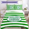 Celtic FC 3pcs Bedding Set Duvet Cover Closure Includes 1 Duvet Cover & 2 Pillowcases for All Seasons Bedroom Home Dorm Decor