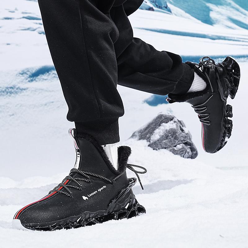 Men Boots New Winter Slippers Warm Men Shoes Waterproof Non-Slip Plush Sneakers Male Tenis Shoes Boots Men Sneakers Winter