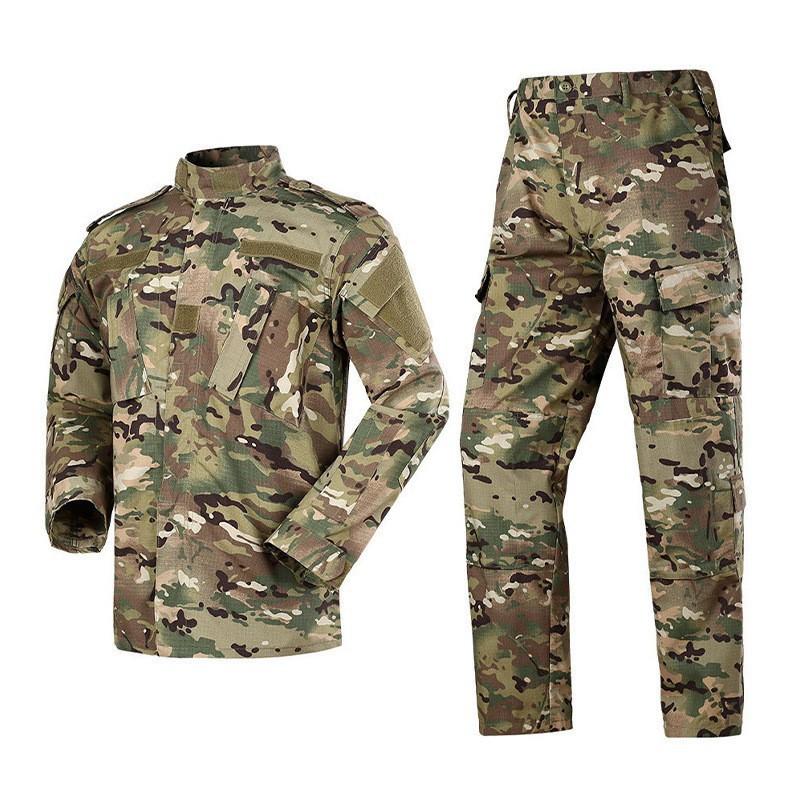 Tactical Camouflage Cycling Jersey Set Outdoor Training Hiking Hunting Suit