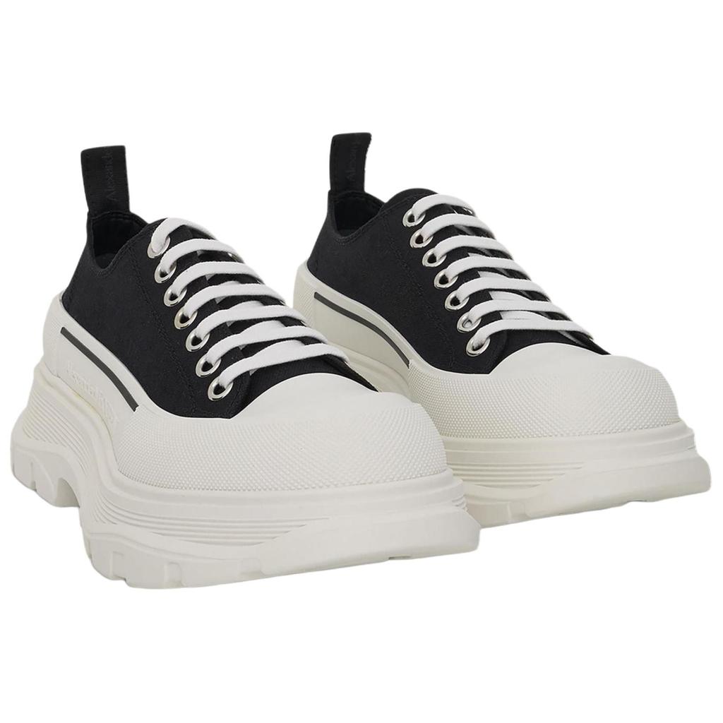 Alexander McQueen Tread Slick Lace Up 'Black White' Men's 604257W4MV21070