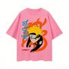 Hot Japan Anime Naruto Graphic Print T-shirt Men Women Streetwear Y2K Harajuku Fashion Loose Casual Oversize Top Cotton Solf Summer New Tee
