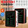 Монитор качества воздуха 15 в 1, измеритель CO2, CO, TVOC, HCHO, PM2.5, PM1.0, PM10, измерение температуры и влажности, детектор углекислого газа