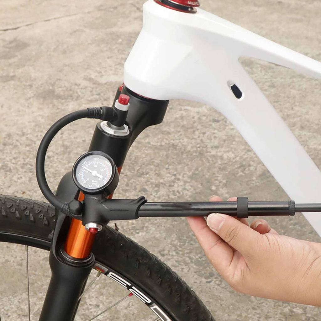 С манометром - Высокоточная накачка - Инструмент для накачивания велосипедных шин