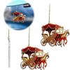 Christmas Creative Car Rearview Mirror Pendant Christmas Flat Acrylic Pendant Tree Carriage Decoration Home Christmas Decor Q4P3