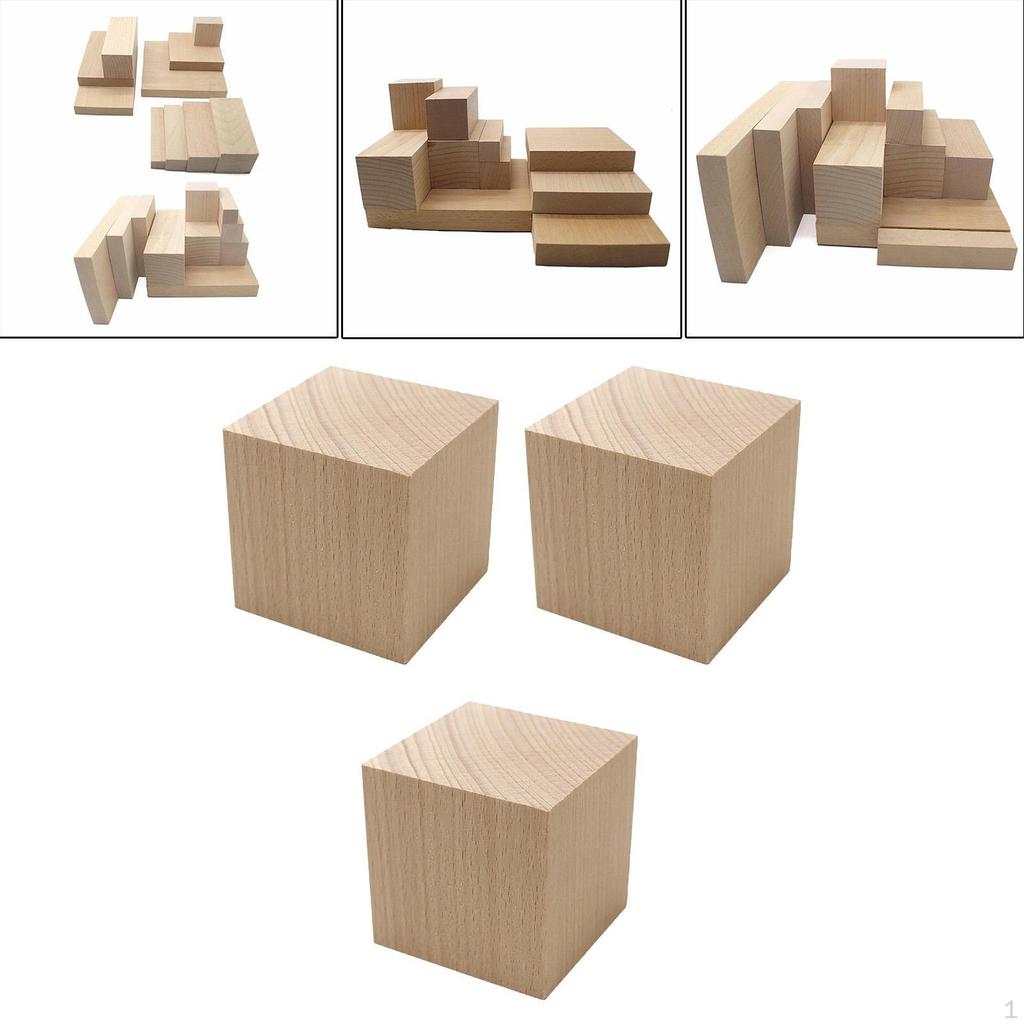 Липовые резные блоки Липовое дерево Ручная работа Необработанный блок Деревянный набор для мастерской
