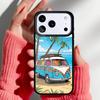 Combi Van Surf Bumper Phone Case for iPhone 17 16 15 14 13 Pro Max Back Cover for 12 11 Pro Coque