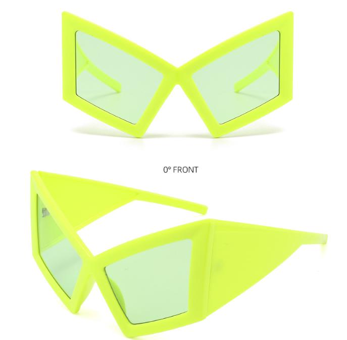 Крутые солнцезащитные очки, очки с футуристическими технологиями, преувеличенные современные солнцезащитные очки