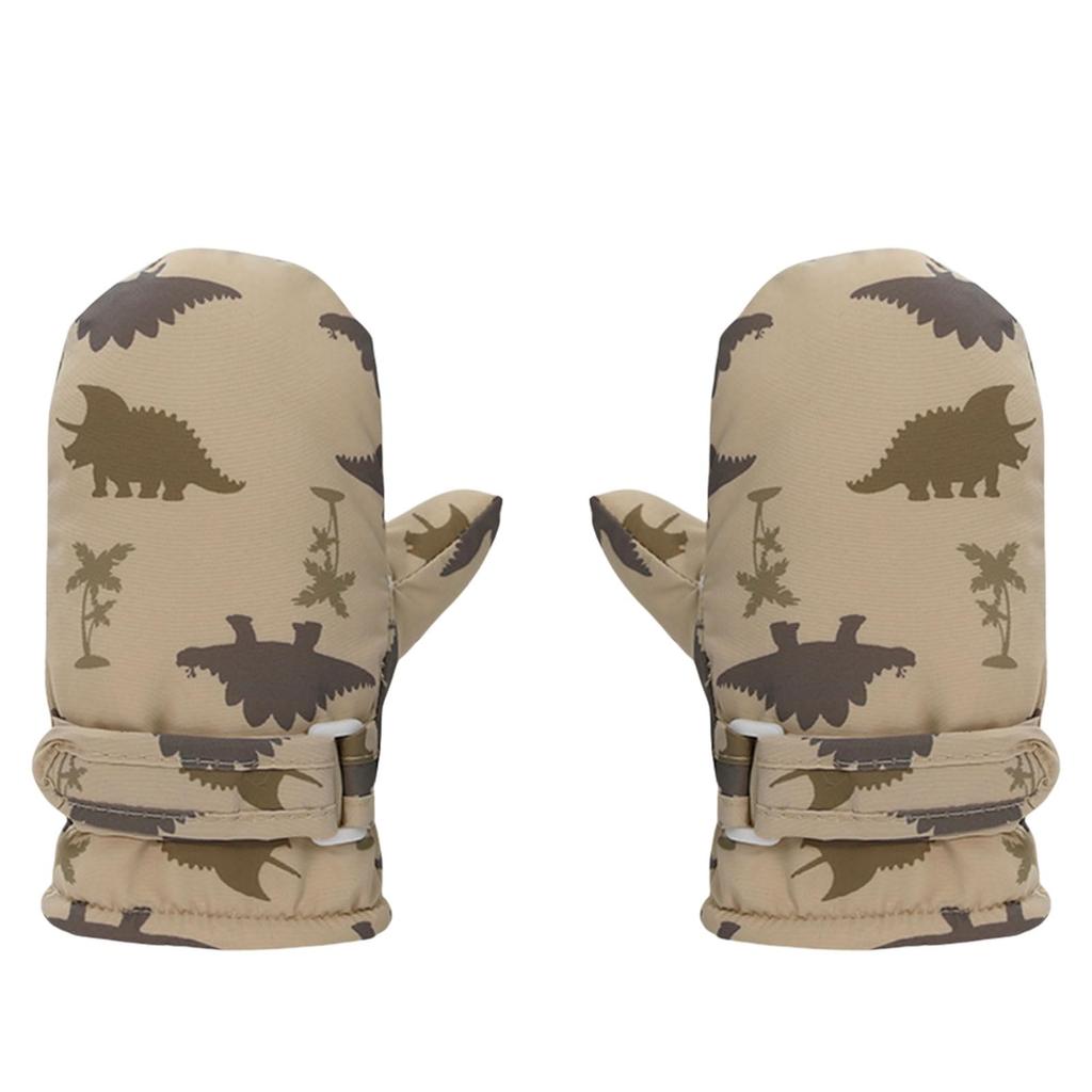 Tidyworm Baby Cold Baby Gloves for Snow Cute Dinosaur Mittens for Boys and Cold and Outdoor Activities Ages 6 Months To 2 Gloves, Winter, Protection,