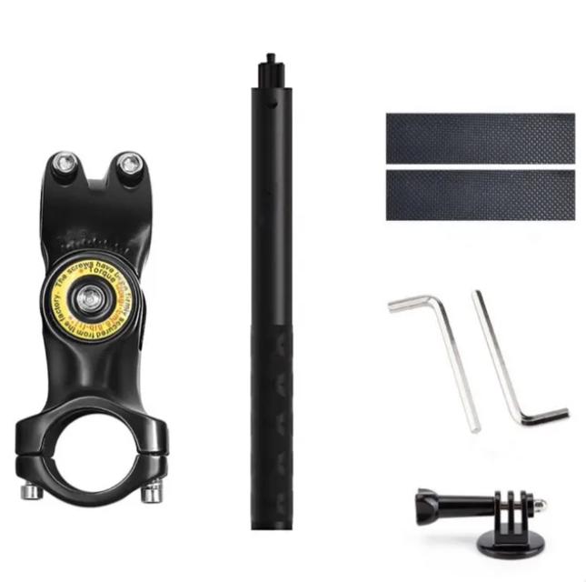 Кронштейн для мотоцикла Insta360 X3 с невидимой палкой для селфи для GoPro Hero12 11 DJI SJCAM, аксессуары для экшн-камер