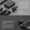 Оригинальное автомобильное зарядное устройство Xiaomi, 100 Вт, быстрая автомобильная зарядка, двойной порт USB-A, USB-C, автомобильное быстрое зарядное устройство для смарт-устройств CC07ZM