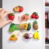3D Fruit Refrigerator Magnet: Cute Resin Home Decor Accessory
