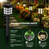 8 Pack Solar Pathway Garden Lights Outdoor Waterproof Landscape for Yard Patio Walkway Driveway Decor Solar Lawn Lamp Lighting