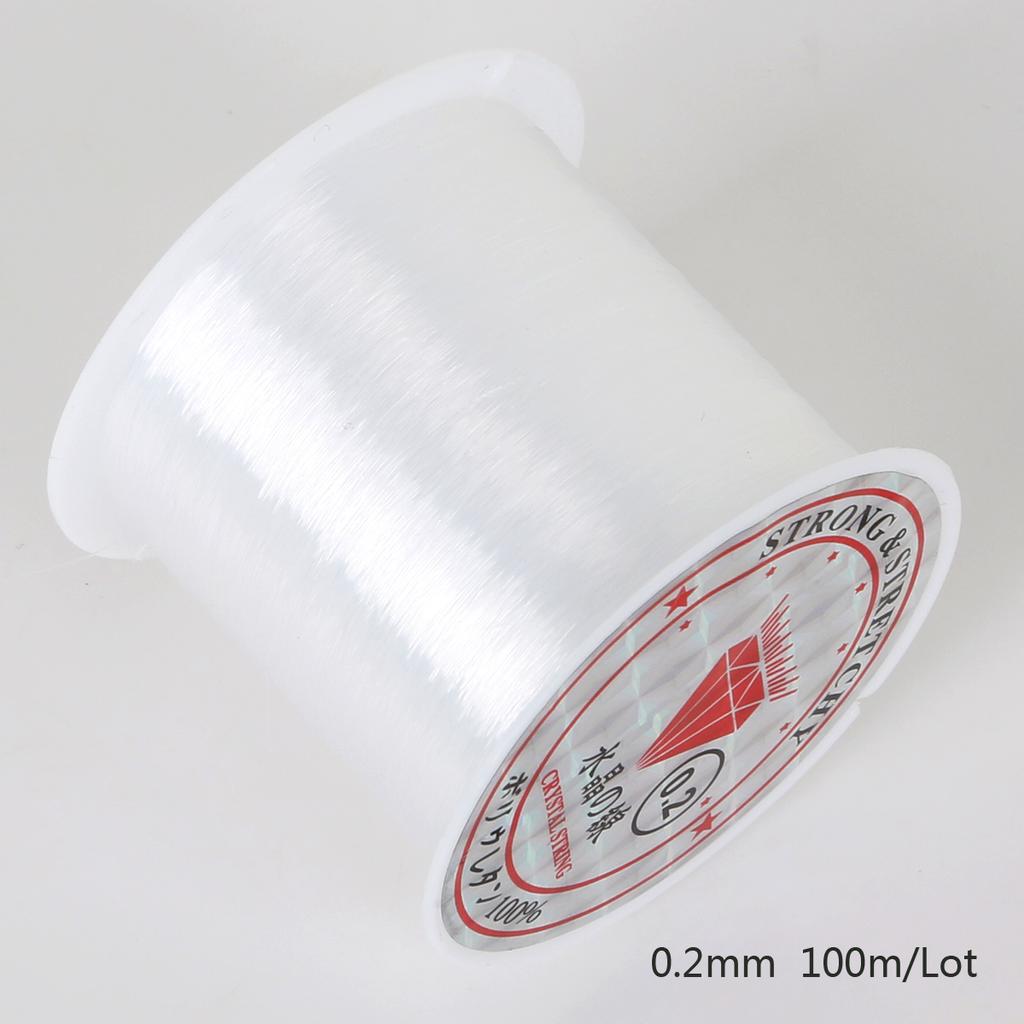 NO Elasticity Transparent Non-Stretch Fish Line Wire Nylon String Beading For Making Necklace Bracelet DIY Accessories
