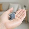 3D-печатная статуэтка зевающего кота, милая фигурка спящего кота для полки, спальни, современный минималистичный декор для дома, подарок для любителей кошек