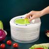 Vegetable Spinner Dehydrator Inertia Design Drain Kitchen Tool Multifunctional Fruit Washer Salad Vegetable Dryer Mixer