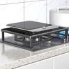 Gas Stove Rack Induction Cooker Bracket Solid Metal Structure Strong Load-bearing Multipurpose Storage Rack