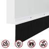 Door Brush Seal Kit 2 pcs White 100 cm