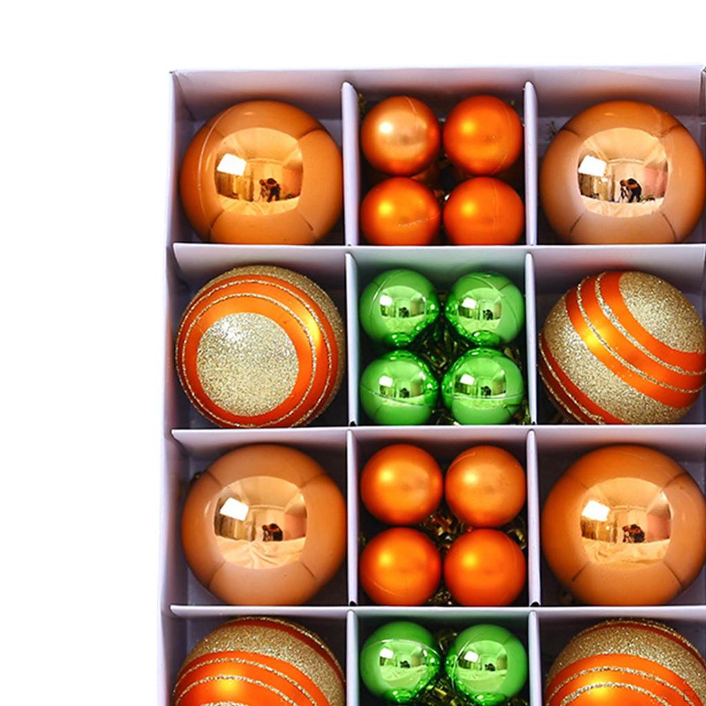 40 шт. Рождественские шары, набор украшений, подвески, капли, многоразовый рождественский декор для вечеринок