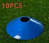10pcs Football Training Sign Disk Obstacle Sign Cone Kids/Adult Agility Exercise Obstacle Avoidance Football Sports Accessories