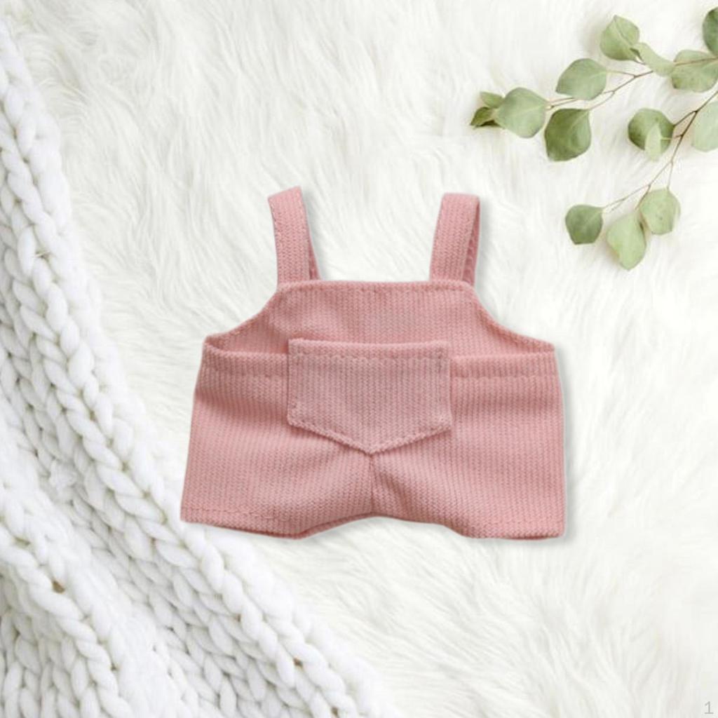 Кукольные штаны с подтяжками, аксессуары для костюмов, одежда ручной работы для 6-дюймовых кукол-мальчиков, девочек