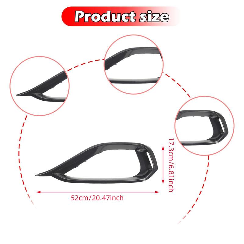 Car Fog Light Lower Grille Trim Frame for BMW 4 Series 428i F32 F33 F36 Fog Light Bezel Grille Front Left & Right Bumper Trim