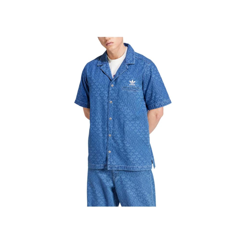 New Adidas Denim Monogram Shirt IX6731
