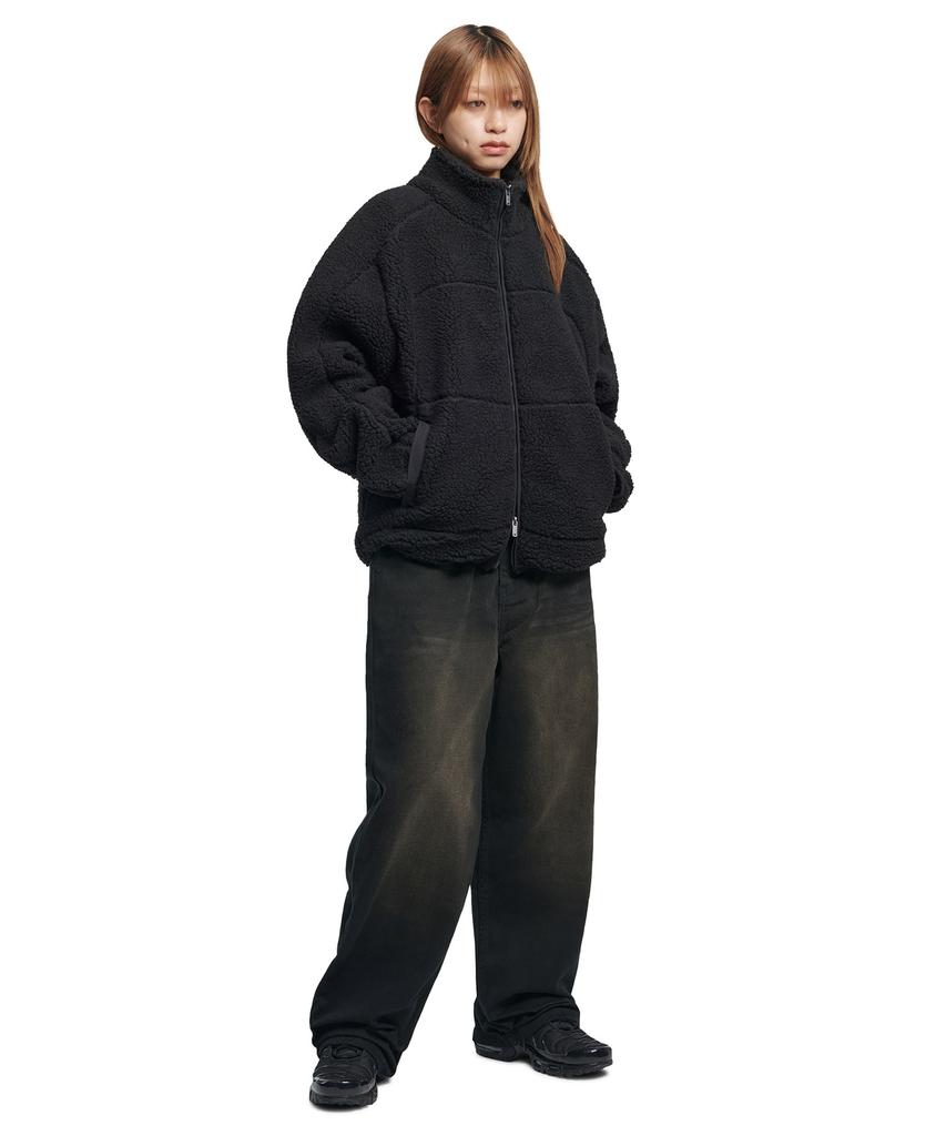 Куртка Sherpa Fleece Nomanual Trace - Черная